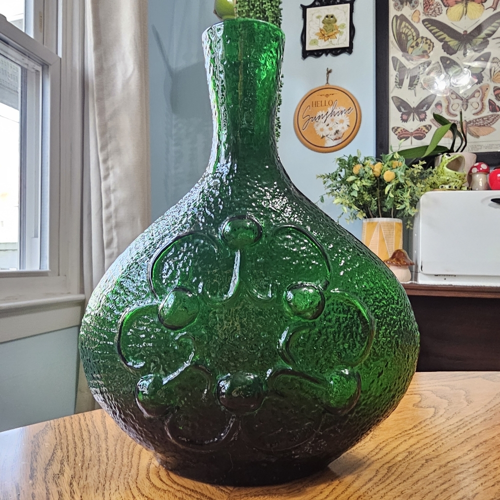RARE Vintage Wayne Husted for Stelvia Antigua Empoli Decanter 70's
